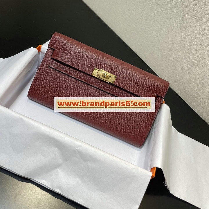 HE708SQJJH-063　エルメス HERMES 2021年最新入荷 ケリー WOC クラッチバッグ 手持ちかばん 2way 斜め掛け ショルダーバッグ チェーンウォレット ヴォーエプソン 