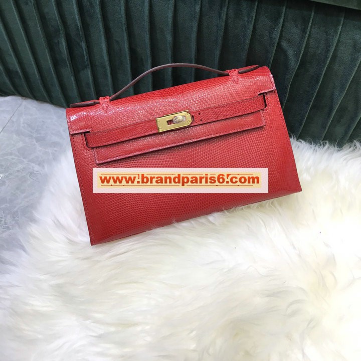 HKL22XQJRD-063　エルメス HERMES 2021年最新入荷 ミニ ケリー ポシェット トートバッグ トップハンドルバッグ ハンドバッグ 手持ちかばん レディースかばん リザード革