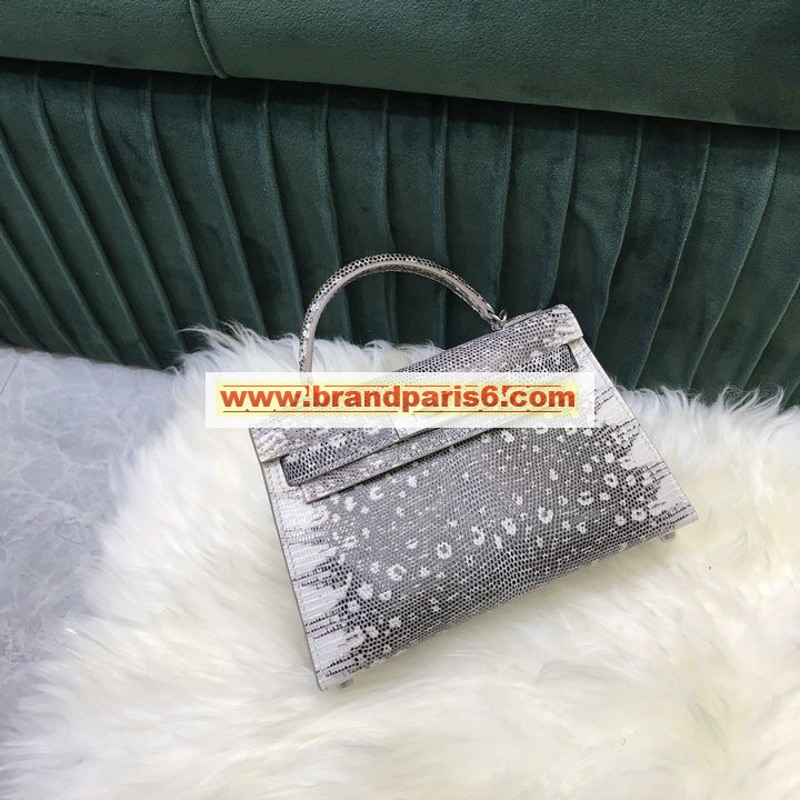 HKL19XSYBK-063　エルメス HERMES 2021年最新入荷 ミニ ケリー トートバッグ トップハンドルバッグ ハンドバッグ レディースかばん リザード革
