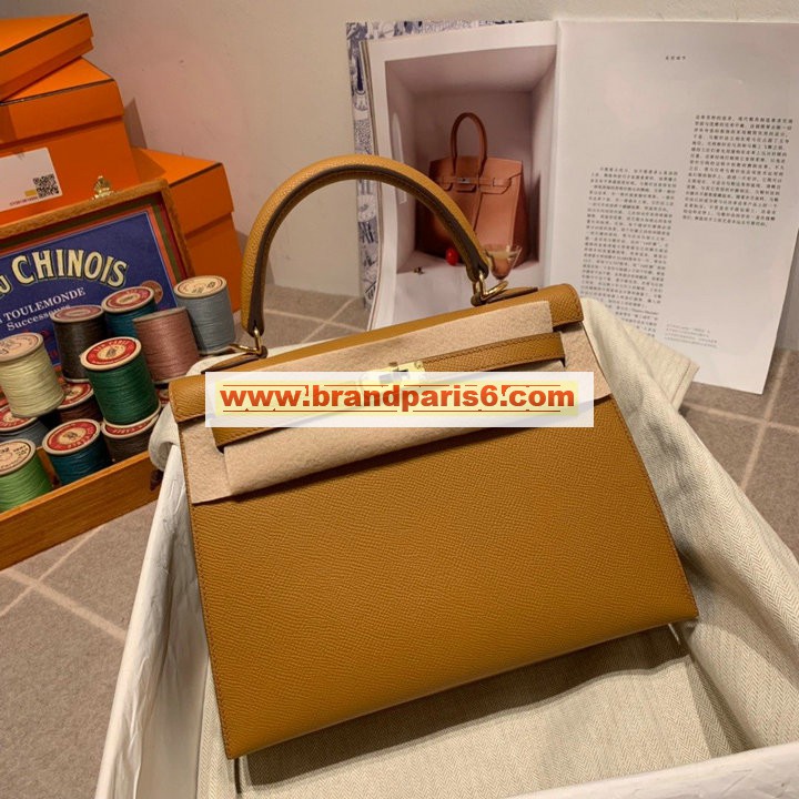 HKL25SJZS-063　エルメス HERMES 2021年最新入荷 ケリー トートバッグ トップハンドルバッグ ハンドバッグ レディースかばん ヴォーエプソン