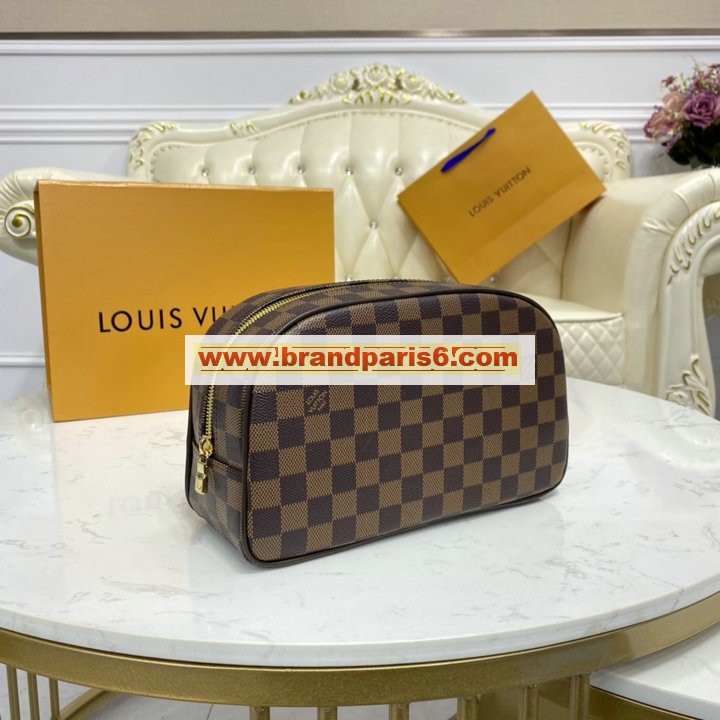 N41420C-057　ルイヴィトン LOUISVUITTON 2021年最新入荷 トゥルース トワレット25 化粧用ポーチ 手持ちかばん 洗面具収納 ダミエキャンパス