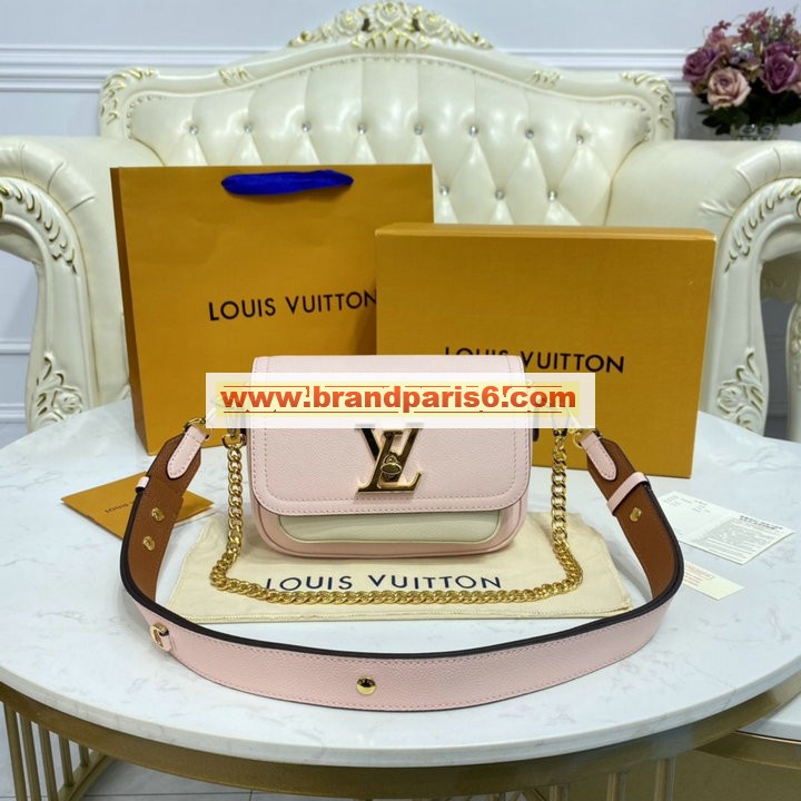 M58555-057　ルイヴィトン LOUISVUITTON 2021年最新作 ロックミー テンダー 斜め掛け ショルダーバッグ クロスボディバッグ フラップバッグ レディースかばん グレインカーフレザー