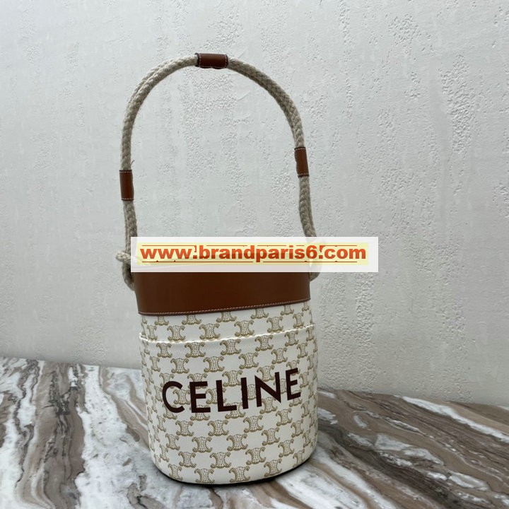 CE196272BB-DDB　セリーヌ CELINE 2021年最新入荷 CELINEプリント バゲットバッグ ドローストリングバッグ 肩掛け ショルダーバッグ トートバッグ レディースかばん