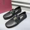 FLJ21002-26　サルヴァトーレ フェラガモ FERRAGAMO 2021年春夏最新入荷 ローファーシューズ 紳士靴 フラットシューズ 皮靴 メンズシューズ レザー