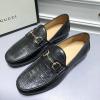 GGJ21008E-26　グッチ GUCCI 2021年夏最新入荷 ホースビット付き ローファー フラットシューズ 紳士靴 メンズシューズ