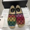 GGJ21018P-26　グッチ GUCCI 2021年夏最新入荷 マルチカラー エスパドリーユシューズ フラットシューズ レディースシューズ
