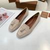 LPJ21004PM-26　ロロ ピアーナ Loro Piana 2021年夏最新入荷 サマー チャーム ウォーク モカシン フラットシューズ ローファー レディースシューズ