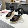 LVJ21015L-26　ルイヴィトン LOUISVUITTON 2021年夏最新入荷 スターボード ライン サンダル ウェッジヒール ハイヒールシューズ 厚底 レディースシューズ