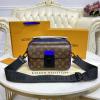 M45863-057　ルイヴィトン LOUISVUITTON 2021年最新入荷 S ロック メッセンジャーバッグ 斜め掛け ショルダーバッグ クロスボディバッグ スクエアバッグ モノグラムキャンパス