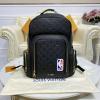 M57972-057　ルイヴィトン LOUISVUITTON 2021年最新入荷 LVXNBA バスケット バックパック メンズ リュックサック リュック ディパックバッグ グレインレザー