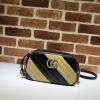 GG447632SKX-057　グッチ GUCCI 2021年最新作 GGマーモント 斜め掛け ショルダーバッグ クロスボディバッグ カメラバッグ レディースかばん カーフレザー 