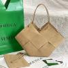 BOV652057RXS-aj　ボッテガヴェネタ BOTTEGAVENETA 2021年最新入荷 イントレチャートナッパ トートバッグ ハンドバッグ ノットレザーストリングクロージャー レディースかばん