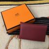 HE0441JH-3589　エルメス HERMES 2021年最新入荷 カルヴィ カードケース 名刺入れ カードホルダー 二つ折り コンパクト 小銭入れ ヴォーエプソン