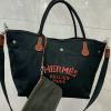 HEB20002BK-3589　エルメスHERMES 2021最新入荷 サックドパンサージュグルーム ショッピングバッグ キャンパス トートバッグ ハンドバッグ 