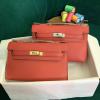 HKL22SBJRD-3589　エルメス HERMES 2021年最新入荷 ケリー 22 トップハンドルバッグ トートバッグ ハンドバッグ 2way 手持ちかばん クラッチバッグ レディースかばん ヴォーエプソン