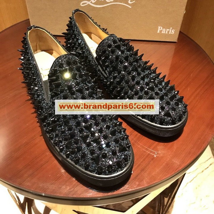 CLJ21005-26　クリスチャンルブタン CHRISTIAN LOUBOUTIN 2021年夏最新入荷 スニーカー リベット ローファーシューズ カジュアルシューズ ユニセックス 男女兼用