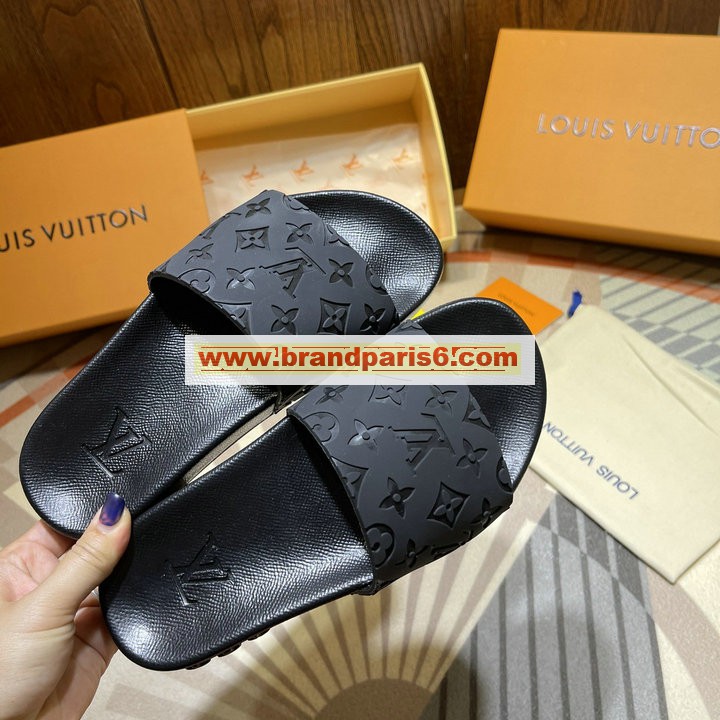 LVJ21029-26　ルイヴィトン LOUISVUITTON 2021年夏最新入荷 ウォーターフロント ライン ミュール スリッパ スライドサンダル ビーチサンダル 男女兼用