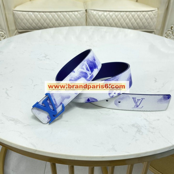 M0358VL-057　ルイヴィトン LOUISVUITTON 2021年最新入荷 サンチュール LVシェイプ 40MM リバーシブル ベルト メンズ用 カーフレザー 