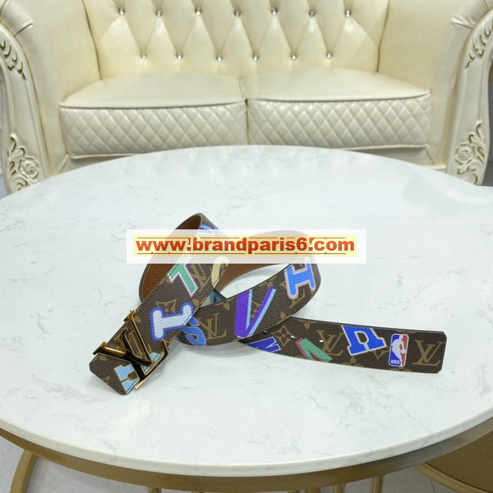 MP294V-057　ルイヴィトン LOUISVUITTON 2021年最新入荷 サンチュール LVレターズ 40MM リバーシブル ベルト メンズ用 カーフレザー 