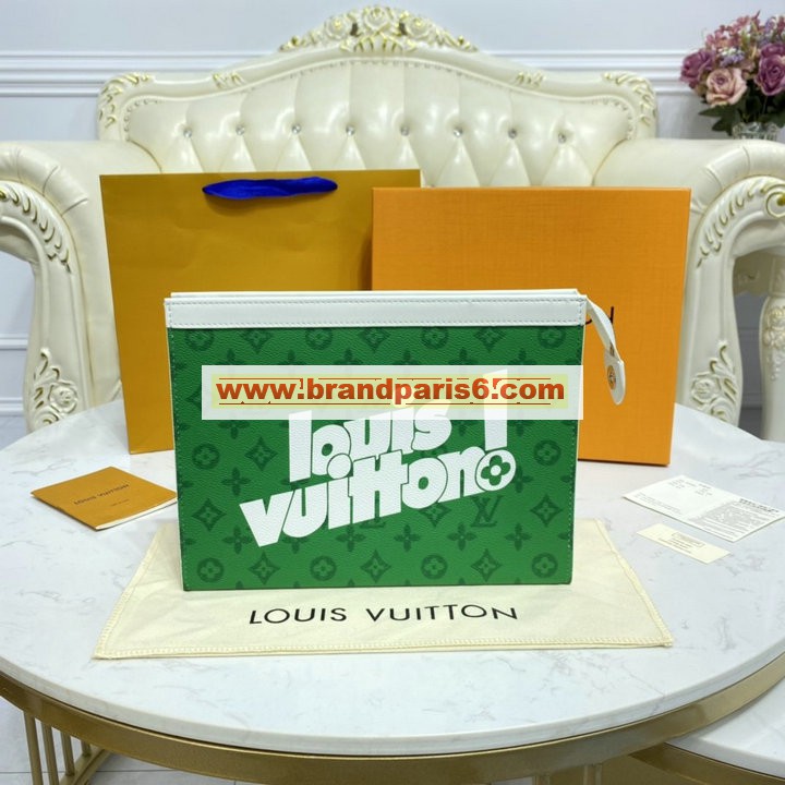 M80803-057　ルイヴィトン LOUISVUITTON 2021年最新入荷 ポシェット ヴォワヤージュ MM クラッチバッグ トラベルポーチ カジュアルなポートフォリオ 手持ちかばん モノグラム キャンバス