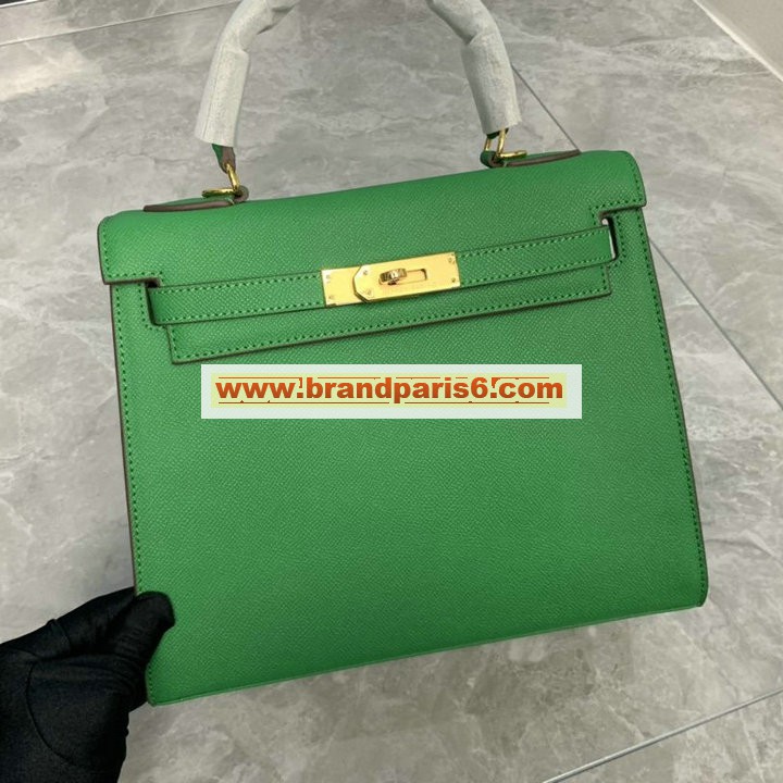 HKL28JSJGL-063　エルメス HERMES 2021年最新入荷 ケリー 28 トップハンドルバッグ トートバッグ ハンドバッグ クラッチバッグ キャリーバッグ レディースかばん ヴォーエプソン