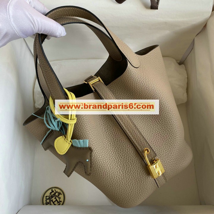 HPT18TCJBH-3589　エルメス HERMES 2021年最新入荷 ピコタン バケットバッグ トートバッグ ハンドバッグ ショッピングバッグ レディースかばん トリヨン