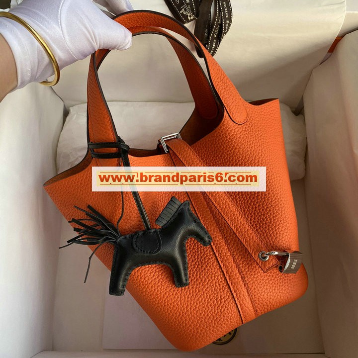 HPT18TCYCS-3589　エルメス HERMES 2021年最新入荷 ピコタン バケットバッグ トートバッグ ハンドバッグ ショッピングバッグ レディースかばん トリヨン