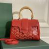 GY8005RD-BX　ゴヤール GOYARD 2021年新色入荷 サイゴンミニストラクチャード トップハンドルバッグ ハンドバッグ 2way ショルダーバッグ クロスボディバッグ レディースかばん