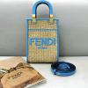 FD8376BTL-168　フェンディ FENDI 2021年最新入荷 サンシャイン ショッパー スモール トップハンドルバッグ トートバッグ 2way ショルダーバッグ