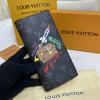 M61697R-057　ルイヴィトン LOUISVUITTON 2021年最新入荷 ポルトフォイユ ブラザ 二つ折り長財布 ロングウォレット 札入れ カードポケット モノグラムキャンパス