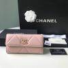 CH0955QF-JS　シャネル CHANEL 2021年最新入荷 19 ジッピーウォレット ファスナー長財布 ロングウォレット コインケース 小銭入れ レザー