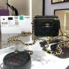 CH1447BK-JS　シャネル CHANEL 2021年最新入荷 スモール ヴァニティー ケース 斜め掛け ショルダーバッグ 化粧かばん レディースかばん クロスボディ