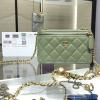 CH1448NG-JS　シャネル CHANEL 2021年最新入荷 スモール ヴァニティー ケース 斜め掛け ショルダーバッグ 化粧かばん レディースかばん クロスボディ 