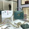 CH2198GL-JS　シャネル CHANEL 2021年最新入荷 スモール ヴァニティー ケース トップハンドルバッグ 斜め掛け ショルダーバッグ 化粧かばん レディースかばん クロスボディバッグ