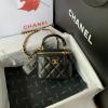 CH2198BK-JS　シャネル CHANEL 2021年最新入荷 スモール ヴァニティー ケース トップハンドルバッグ 斜め掛け ショルダーバッグ 化粧かばん レディースかばん クロスボディバッグ