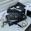 CH2236BK-JS　シャネル CHANEL 2021年最新入荷 WOC チェーンウォレット 斜め掛け ショルダーバッグ クロスボディクバッグ クラッチ フラップバッグ ラムスキン