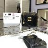 CH2292BK-JS　シャネル CHANEL 2021年最新入荷 スモール ヴァニティー ケース トップハンドルバッグ 斜め掛け ショルダーバッグ 化粧かばん レディースかばん クロスボディバッグ