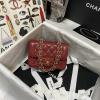 CH2309YJH-JS　シャネル CHANEL 2021年最新入荷 チェーンクラッチ 斜め掛け ショルダーバッグ クロスボディバッグ レディースかばん ラムスキン 