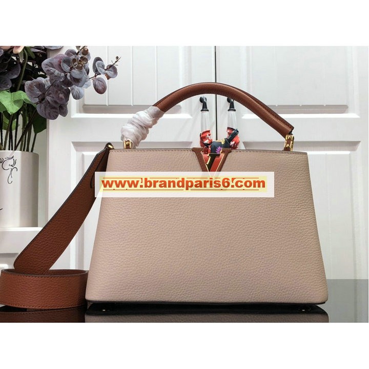 M57904D-025　ルイヴィトン LOUISVUITTON 2021年最新入荷 カプシーヌ MM ハンドバッグ トートバッグ ショルダーバッグ トリヨンレザー