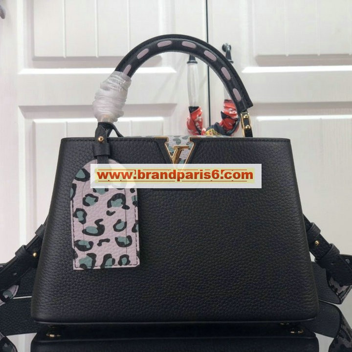 M58720-025　ルイヴィトン LOUISVUITTON 2021年最新入荷 カプシーヌ BB ハンドバッグ トートバッグ ショルダーバッグ トリヨンレアー