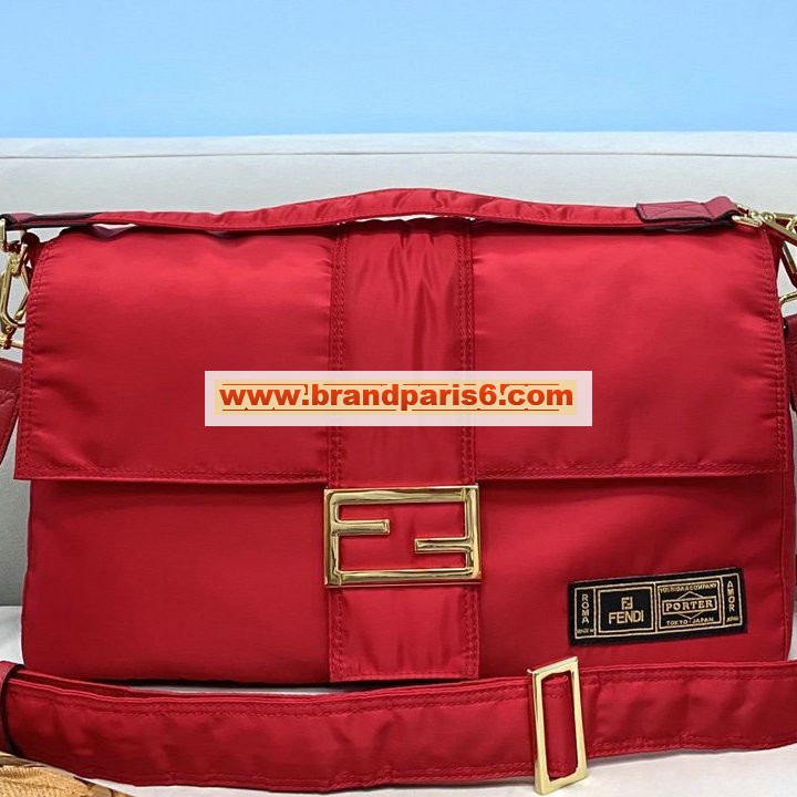 FD0131LRD-168　フェンディ FENDI 2021年最新入荷 バゲットバッグ 斜め掛け ショルダーバッグ ウェストバッグ チェストバッグ クロスボディ ナイロン 