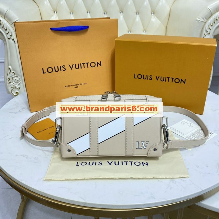 M45432H-057　ルイヴィトン LOUISVUITTON 2021年最新入荷 ソフトトランク ウォレット 斜め掛け ショルダーバッグ スクエアバッグ クロスボディバッグ