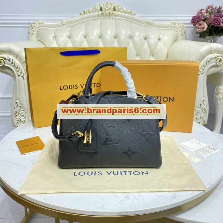 M58916-057　ルイヴィトン LOUISVUITTON 2021年最新入荷 プティ パレ PM トップハンドルバッグ トートバッグ 斜め掛け ショルダーバッグ クロスボディバッグ モノグラムアンプラント レザー