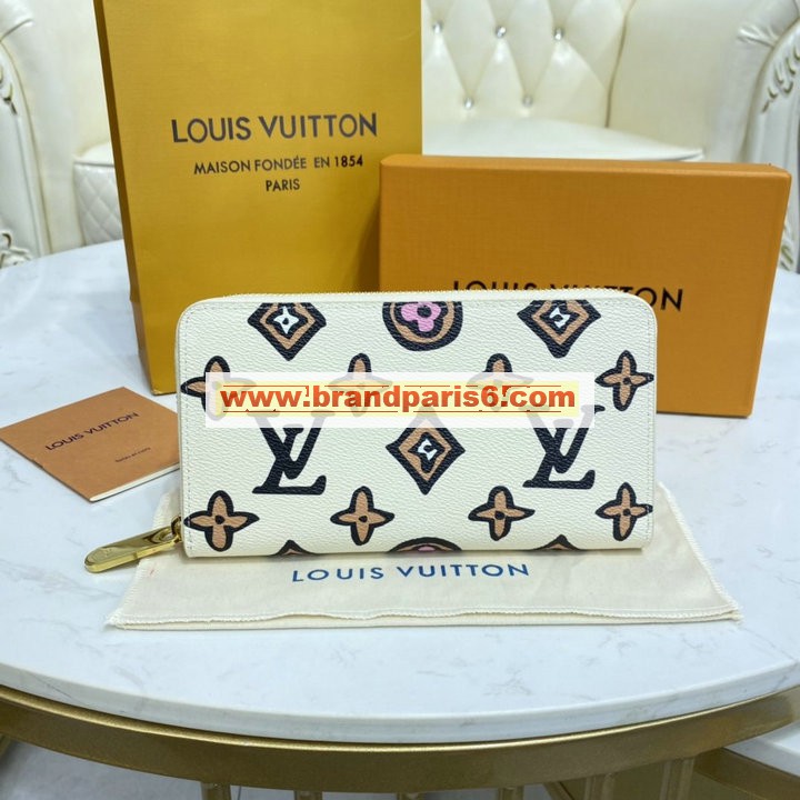 M80676-057　ルイヴィトン LOUISVUITTON 2021年最新入荷 ジッピー ウォレット ファスナー長財布 ロングウォレット カードポケット 小銭入れ モノグラム キャンバス