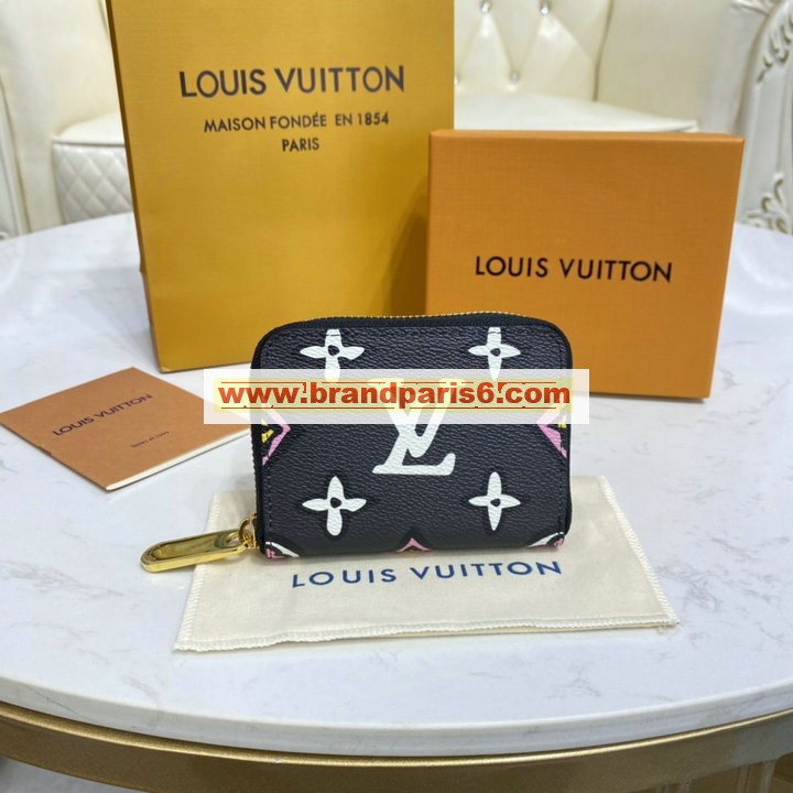 M80677K-057　ルイヴィトン LOUISVUITTON 2021年最新入荷 ジッピー コインパース ファスナー短財布 小銭入れ カードケース モノグラムキャンパス 