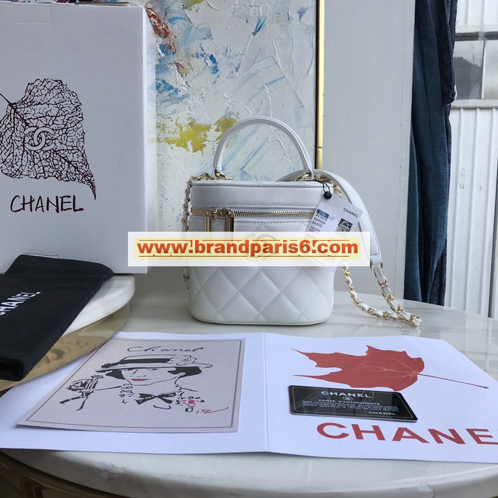 CH1626BS-JS　シャネル CHANEL 2021年最新入荷 スモール ヴァニティー ケース トップハンドルバッグ 斜め掛け ショルダーバッグ 化粧かばん レディースかばん クロスボディバッグ