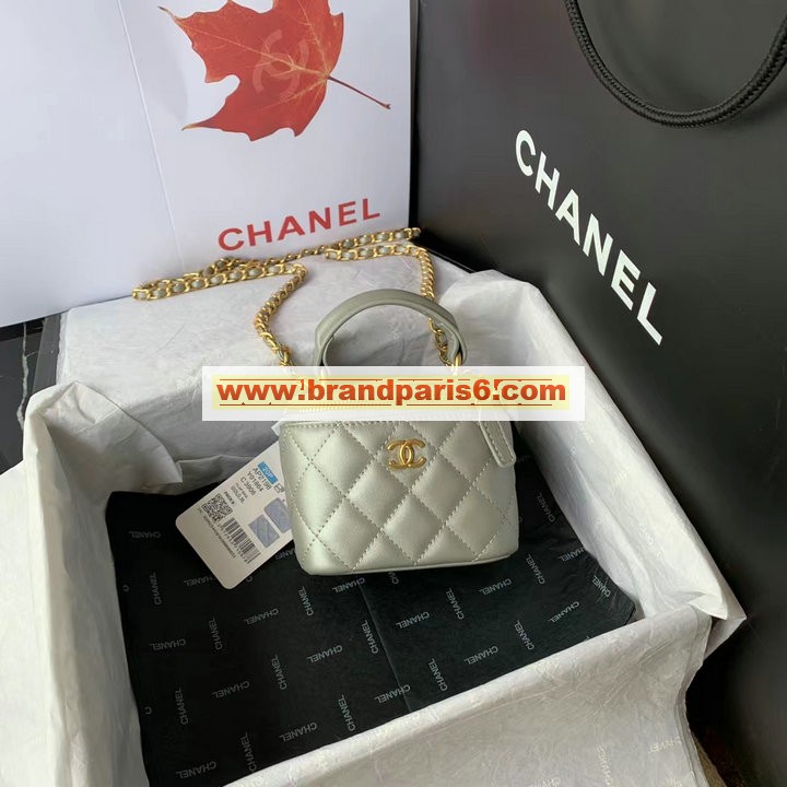 CH2198HS-JS　シャネル CHANEL 2021年最新入荷 スモール ヴァニティー ケース トップハンドルバッグ 斜め掛け ショルダーバッグ 化粧かばん レディースかばん クロスボディバッグ