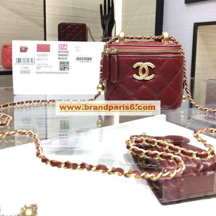 CH2292JH-JS　シャネル CHANEL 2021年最新入荷 スモール ヴァニティー ケース トップハンドルバッグ 斜め掛け ショルダーバッグ 化粧かばん レディースかばん クロスボディバッグ