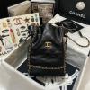 CH2738BK-JS　シャネル CHANEL 2021年最新入荷 バゲットバッグ 斜め掛け ショルダーバッグ クロスボディバッグ ドローストリングバッグ レディースかばん カーフレザー