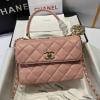 CH92236XYJQF-JS　シャネル CHANEL 2021年最新入荷 トップハンドルバッグ トートバッグ 2way ショルダーバッグ レディースかばん ラムスキン